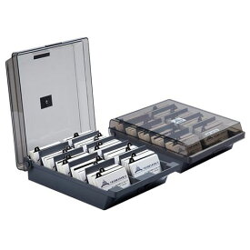 WALLFIRE 名刺入れ 名刺整理箱 1000名収容 カード整理用 ネームカードボックス ポケモンカード収納ケース 収容枚数約1000枚 卓上 大量の名刺を素早く収納できる名刺整理ボックス