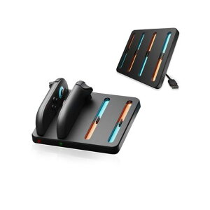 SavageRavenbySkull&Co.SWITCH2�Ή�JoyCon�[�d�h�b�N�g���ȒPJoyCon�ɗD�����ߏ[�d�ی쓯����4��Joy-Con���[�d�\