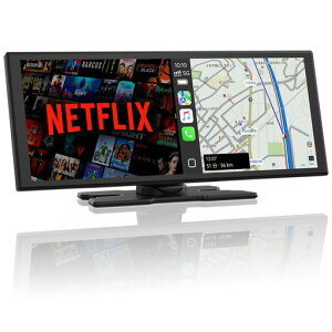 LAMTTO�f�B�X�v���C�I�[�f�B�I10.25�C���`Android�V�X�e���𓋍�YouTube��Netflix������郏�C�����XCarPlay/Androidauto�Ή�1�䑽�p�X�}�z�A�g�\���i�r���ԕ⏕2��ʕ���