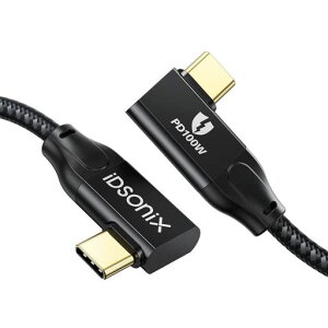 USB Type-C �P�[�u��(3m�AL���^) iDsonix100W PD�}���[�d USB3.2 Gen2x2 �^�C�vc �P�[�u��20Gbps�����f�[�^�]�� 4K@60Hz�f���o��USB C to C�P�[�u��E-marker�`�b�v����