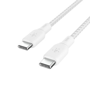 BelkinUSB-CtoUSB-C�ґg�P�[�u��100W�Ή��}���[�dPD�Ή������ϋvMacBook/iPadmini/iPadPro/iPadAir/Galaxy/Android�X�}�[�g�t�H���Ή�2���[�g���z���C�g