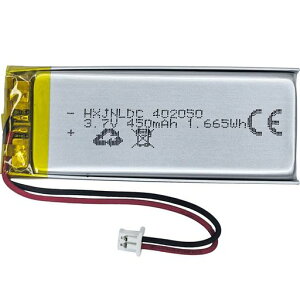 DC3.7V450mAh402050�[�d�\���`�E���|���}�[�d�rforDIY3.7-5V�d�q���i�A����2���d�r����������