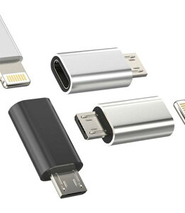 Lightning���X��MicroUSB�I�X�[�d��A�_�v�^(3�Z�b�g)�A�b�v�����C�g�j���O���A���h���C�h�}�C�N��USB�ϊ���Ή�IPhone�P�[�u��Android�v���O�����Ղ��[�����ӂ���ϊ��X�}�[�g�t�H���R�l�N�^�c