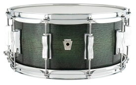 ラディックLudwigスネアドラムクラシックオーク【LS764XXK4】サイズ:6.5x14(インチ)カラー:GreenBurst