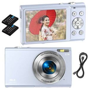 STUOGYUM�f�W�^���J����2.7K�I�[�g�t�H�[�J�X�f�W�J��4800����fFHD1520P�^��700mAh�o�b�e���[2����16�{�Y�[���E�F�u�J������Ԃ�␳�猟�o�X�}�C���L���v�`���[�A���B�e���B��