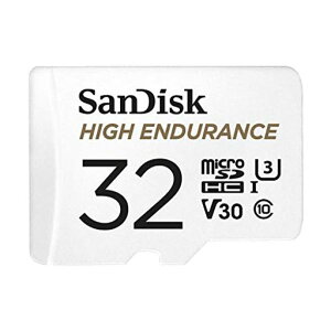 SanDisk ���ϋv �h���C�u���R�[�_�[ �A�N�V�����J�����Ή� microSDHC 32GB SDSQQNR-032G �T���f�B�X�N �C�O�p�b�P�[�W�i