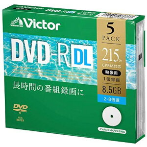�r�N�^�[ Victor 1��^��p DVD-R DL CPRM 215�� 5�� �Ж�2�w 2-8�{�� VHR21HP5J1