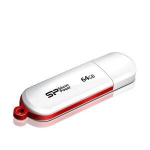 SiliconPower(�V���R���p���[)USB������LuxMini320�z���C�gSP064GBUF2320V1W[64GB/USB2.0/USBTypeA/�L���b�v��]