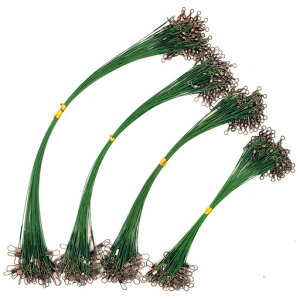TSURIVALE(�c������) ���C���[���[�_�[ 50�{�Z�b�g ���p 4�F 15-30cm ������ �d�|�� �ނ胏�C���[�n���X �^�`�E�I �X�e�����X �X�C�x���E�X�i�b�v�t�� (��, 24CM)