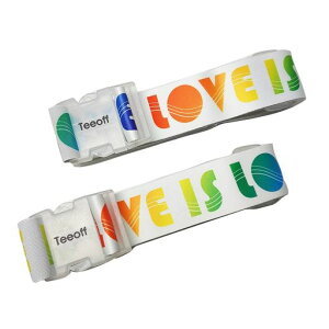 Teeoff2PackElasticLuggageStrapsSuitcaseBeltsTravelBagAccessories2�p�b�N�e���ו��X�g���b�v�X�[�c�P�[�X�x���g�g���x���o�b�O�A�N�Z�T���[���߉\220CM(Love