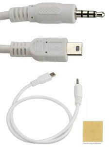 SoundWaveMiniUSB�C���z��4�ɕϊ��P�[�u���z���C�g��0.5MMiniUSB�I�Xto4��3.5mm�I�X�ϊ��P�[�u�����F��50cm�ʘb���y�Đ��~�jUSB�C���t�H���ϊ��A�_�v�^�[White