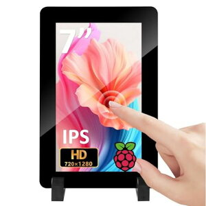 OSOYOORaspberryPi�p7�C���`DSIIPS�^�b�`�X�N���[��720x1280HD|Pi5/4B/3A+�Ή�|DSI&GPIO���d|6H�����K���X|�w��h�~|���Y�p�C�v���W�F�N�g�ɍœK