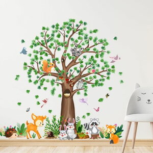 �傫�Ȗ؃E�H�[���X�e�b�J�[������������Ȗ؃L�c�l�n���l�Y�~���E�T�M���X�������A�h���ǎ��V�[���������A�[�g�Ǒ���walldecor�����傫�Ȗ؃f�U�C��95x100cm�q�������E�ۈ牀�p