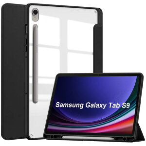 GalaxyTabS9FE/S10FE�K�p�P�[�X�J�o�[�蒠�^���^SamsungGalaxyTabS9/S1011�C���`�^�u���b�g�p����PU���U�[�P�[�X�O�܂�}�O�l�b�g�J��SM-X520/X526B