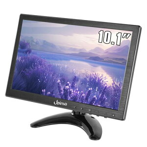 Upinva10�C���`IPS���j�^�[1920x1200FHD(16:10)60Hz-BNC/VGA/AV���͓����X�s�[�J�[�t��CCTV�h�ƃJ����DVRPC�Q�[���@�p���^�f�B�X�v���C