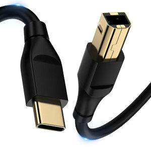 USBCtoUSBB�v�����^�[�P�[�u��USB�P�[�u��Type-CtoType-B�P�[�u�����ϋv���I�[�f�B�IDAC�~�L�T�[MIDI�L�[�{�[�h�d�q�s�A�mDJ�R���g���[���v�����^�[�X�L���i�[FAX�}�V���ȂǂɓK�p1.8M