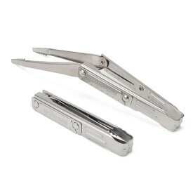 【coniferconeアングルマスターMS】metalsolidコンパクトトング調理トング氷トング火ばさみアウトドアギア折りたたみ二段階アングルコンパクト開き止めロック付き焚き火調理ソロキャンプス…