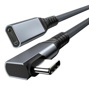 USB 4 �����P�[�u�� 240W 0.6M, L�� Thunderbolt 4/3 & USB C�^�C�vc�����R�[�h PD 3.1�}���[�d 40Gbps �����f�[�^�]�� 8K@60Hz�f���o�� iPhone15, MacBook, iPad