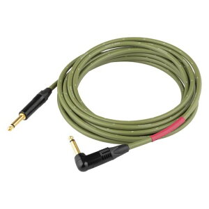 KAMINARIGUITARS�M�^�[�V�[���hElectricBassCable25m��[MossGreen]K-BC2-5LS
