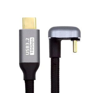 xiwaiUSB3.1USB-CTypeC�I�X-�I�X�P�[�u��10Gbps�f�[�^�]���A100WPD�[�d�R�[�h4K60Hz�r�f�I���j�^�[�P�[�u�����Α�U���^�o�b�N�A���O���X���[�u�t���m�[�g�p�\�R���pChromebook