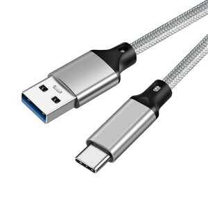 USB-C&USB-A3.1(Gen2)�P�[�u��1mPopolier�y10Gbps�f�[�^�]��/3A60W�����[�d�zUSB3.1Gen2�P�[�u��USB-AtoUSB-C�P�[�u��