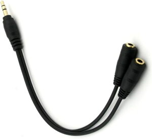 HSEUOPV2�p�b�N�����b�L3.5mm�X�e���I�W���b�N�X�v���b�^�[�P�[�u���A�_�v�^�[�R�l�N�^�A3.5mm�I�X-2���X-�O���X�s�[�J�[�̐ڑ��܂���MP3�AiPod�v���[���[�X�s�[�J�[��2�̏o�͂̎g�p�p