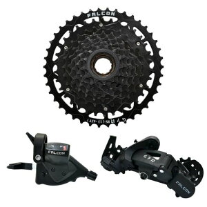 FalconGYR�t���[�z�C�[���V�X�e��1x8�X�s�[�h13-42TMTB�O���[�v�Z�b�g�A�u���b�N�AFC2998