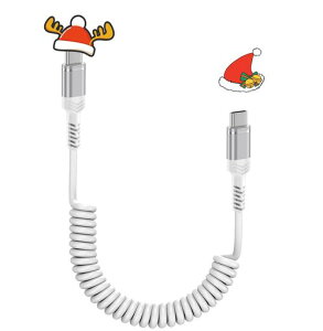 Viviber USB-C/Type-C to USB-C�P�[�u�� �R�C���^iphone16�ԗp�P�[�u�� 60W/PD�Ή� �L�k���R(0.3M����1.2M�܂�) �^�C�vc iphone15�[�d�R�[�h Type-C Andriod Galaxy
