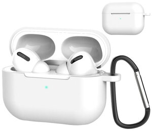 BOOLINN�����ق��Ղ�2�P�[�X�Ή�AirPodsPro2�C���z���V���J�f�ޒj�����p�S�ʕی�t�����gLED���C�g���B��Ȃ����C�����X�[�d�ɑΉ��Ռ��z���ی�J�o�[(�z���C�g)