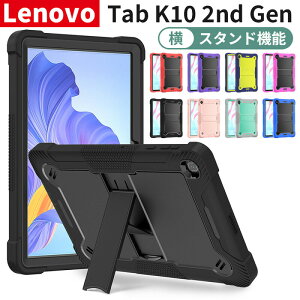 Lenovo Tab K10 Gen2 2025 10.3�C���` �P�[�X Tab K10 �J�o�[ �X�^���h�@�\ �V���R�� �Ռ��z�� �^�u���b�g�P�[�X �ϏՌ� �X�^���h�@�\ �O�w�\�� �����h�~ �d�� �H���p lenovo tab k10 2nd gen�p �ی�P�[�X