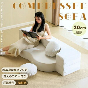 【ベッドになれる】【2way】ソファベッド フロアソファー【2個クッション付】二人掛け 2人掛け おしゃれ ローソファー カウチソファー こたつ 一人暮らし クッション付 ファブリック 座椅子