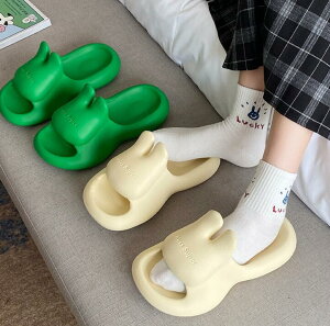 EVA メタリック うさぎ サンダル レディース かわいい ウサギスリッパ 厚底 ホームスリッパ サンダル フラットシューズ ルームシューズ おしゃれ 洗える レディース 部屋用 キャラクター 夏