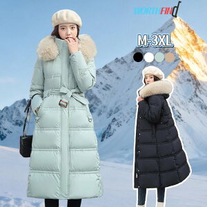 中綿コート レディース ベンチコート フード付き ロング丈 ロングコート ふわふわ ファー付き 中綿ジャケット スクエアシルエット コート ジャケット ダウンコート 防寒 防風 厚手 冬 大き