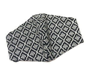 布マスク【モロッカン柄 ブラック】プリント リバーシブル 日本製 可愛い おしゃれ 洗える コットン生地 綿 布製 ハンドメイド 大人用 メンズ レディース プレゼント マスクカバー 二重マス