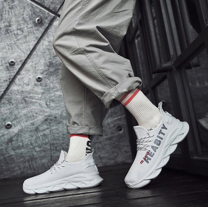 楽天市場 メンズ ローカット スニーカー 靴 メッシュ ランニング フィットネス ウォーキング 通気性 バッシュ バスケットシューズ ストリートファッション 赤 白 秋 冬 Fleuruneffe