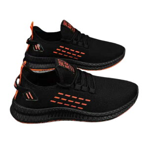 メンズ スニーカー ランニングシューズ フィットネス ウォーキング スポーツ カジュアル かっこいい 靴 レッド イエロー ブラック ホワイト 秋 冬 送料無料 1500円 ぽっきり