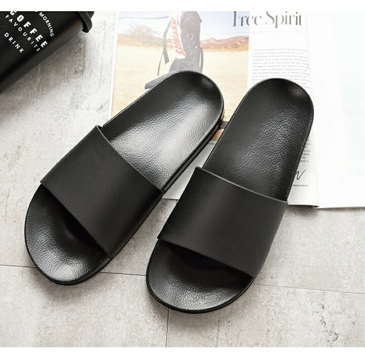 楽天市場 メンズ レディース シャワーサンダル スポーツサンダル ビーチサンダル メンズファッション アウトドア キャンプ ブラック 黒 無地 軽量 海 秋 冬 Fleuruneffe