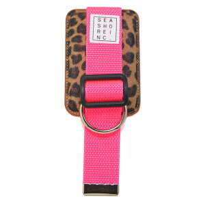 seashoreinc. CARD CASE PP leopardineon pinkjV[VACN MagSafeΉJ[hP[X EHbg