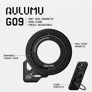 Aulumu G09 �X�}�z�����O �X�^���h MagSafe�Ή� 360°���R��] ���ʃ}�O�l�b�g �}�O�Z�[�t�@�z�[���h�����O �@�X�}�z�X�^���h
