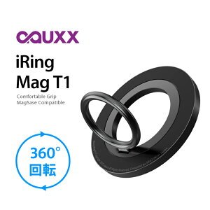 AAUXX iRing Mag T1�i�I�[�N�X �A�C�����O �}�OT1�jMagSafe�i�}�O�Z�[�t�j�X�}�z�����O 360�x��] �N���b�N���y�������K�㗝�X�i�z