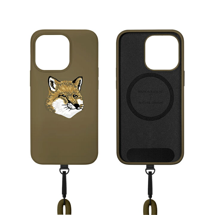 楽天市場】Maison Kitsune x Native Union MONOCHROME FOX HEAD SLING 