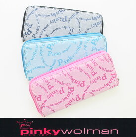 Pinky wolman(ピンキーウォルマン)Style-F ラウンドファスナー 長財布 ロングウォレット カードケース コインケース(レディース)PW01