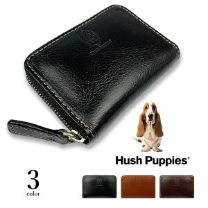 Hush Puppies(�n�b�V���p�s�[)���E���h�t�@�X�i�[ �R�C���P�[�X ���K���� �L�[�����O �`�F�[���t�� �o�C�J���[ ���U�[ ���v �{�v(�����Y)hp0342