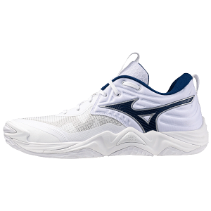 ミズノ バレーボールシューズ　24cm  白　ウェーブモーメンタム MIZUNO ミズノ公式直営店限定 ウエーブモーメンタム 3