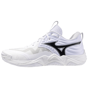 Mizuno バレーボールシューズ ホワイト24cm ミズノ MIZUNO バレーボールシューズ 24cm ホワイト×ブラック
