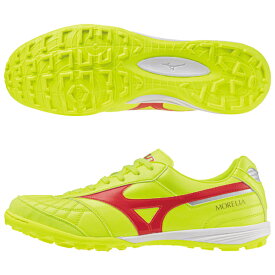 ☆限定カラー☆☆送料無料☆ MORELIA SALA JAPAN TF (セーフティーイエロー×フェアリーコーラル)Q1GB240045【mizuno】ミズノサッカーフットサル・トレーニングシューズ