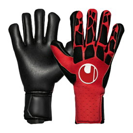 ☆送料無料☆uhlsport　ハイパーレッド スーパーグリップ+ ハーフネガティブ　1011232-04【uhlsport】ウールシュポルトゴールキーパーグローブ