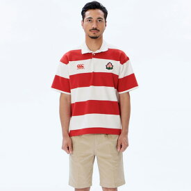 ☆送料無料☆canterbury JAPAN S/S 4INCH STRIPE RUGBY JERSEY　RA33770【canterbury】カンタベリー ラグビーウェア