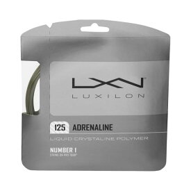 ★2張り以上でネコポスなら送料無料★ADRENALINE 125 / アドレナリン125【LUXILON硬式テニスガット単張】WRZ993800