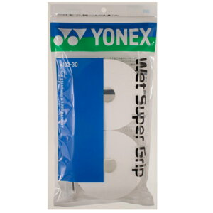 Wet Super Grip / �E�F�b�g�X�[�p�[�O���b�v (30�{��)�yYONEX�A�N�Z�T���[�zAC102-30-011